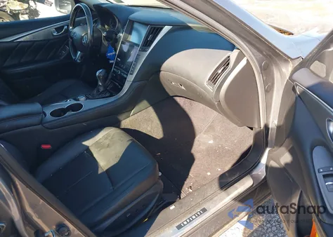 2014 Infiniti Q50 Premium z USA, uszkodzony, nr VIN JN1BV7ARXEM693629